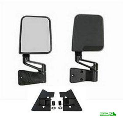 4wheel Drive Hardware 4WD TJ Doorless Mirror PAK (black) - Tjmirpkg