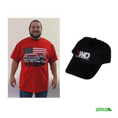 4wheel Drive Hardware 4WD ONE Nation T-shirt AND HAT Bundle - APPSH2XL