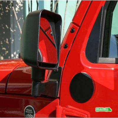 4wheel Drive Hardware 4WD JK Door Mirror PAK (black) - Jkmirpkg