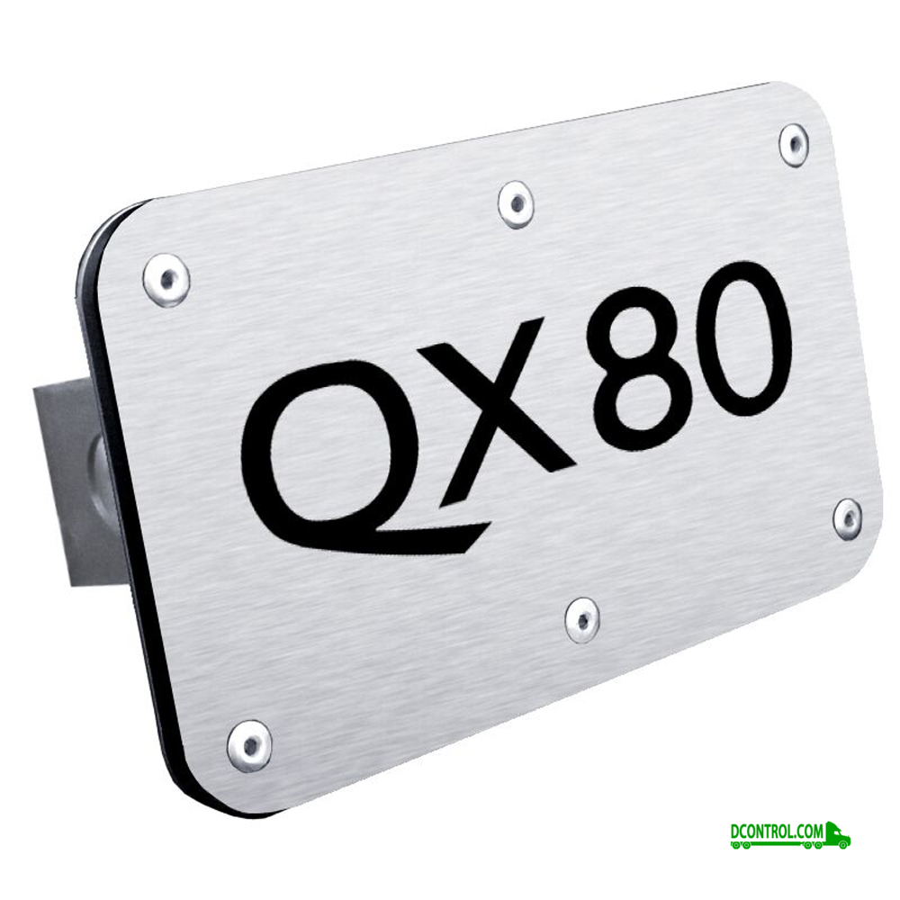 Automotive Gold Infiniti QX80 Stainless Steel Hitch Plug