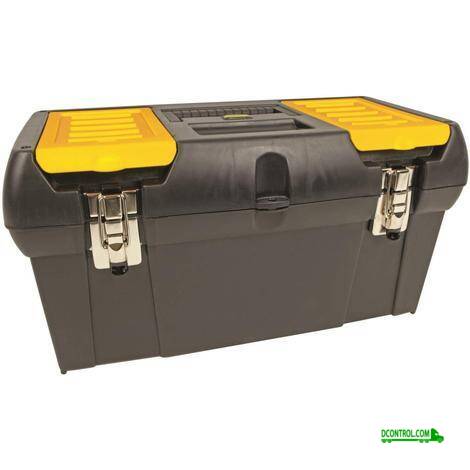 Stanley Stanley 19-IN Yellow Plastic Lockable Tool BOX