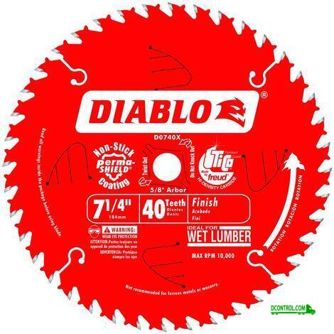 Diablo Diablo 7-1/4 IN X 40 Tooth Finish SAW Blade