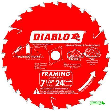 Diablo Diablo 7-1/4 IN X 24 Tooth Framing SAW Blade