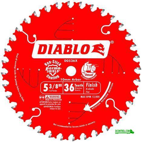 Diablo Diablo 5-3/8 IN X 36 Tooth Finish Trim SAW Blade