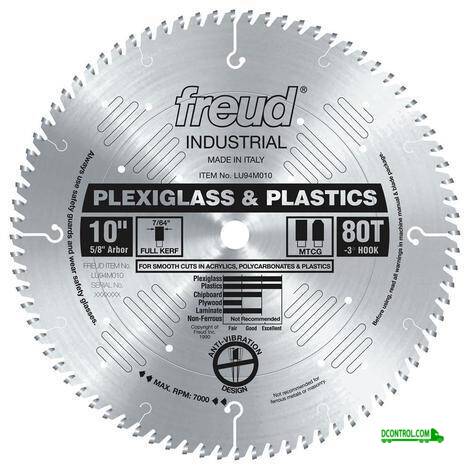 Freud Freud 10 IN. X 80T Plastic Blade