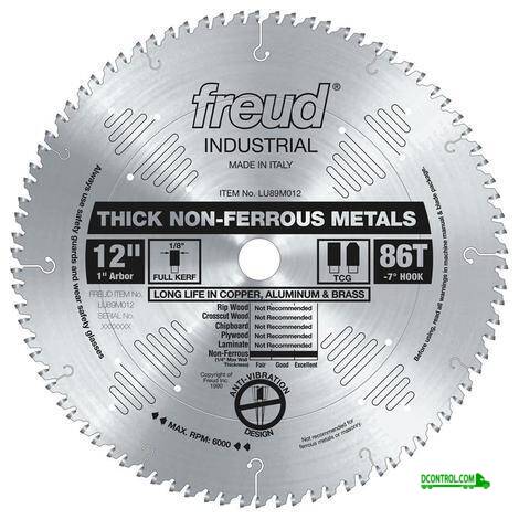 Freud Freud 12 IN. X 86T Thick Non-ferrous Metal Blade