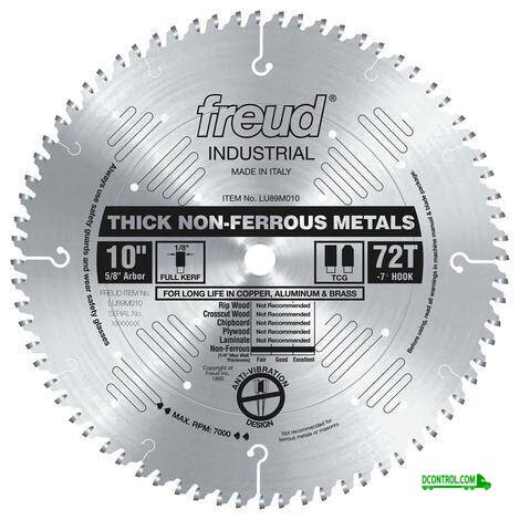 Freud Freud 10 IN. X 72T Thick Non-ferrous Metal Blade