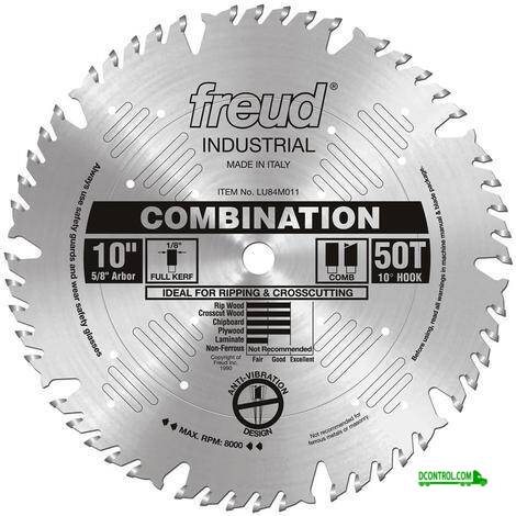 Freud 10 IN. X 50T Combination Blade