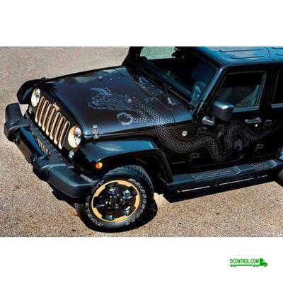 Jeep Jeep Fender Dragon Decal (silver) - 5PC93HA9AA